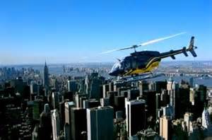 helikoptervlucht boven new york
